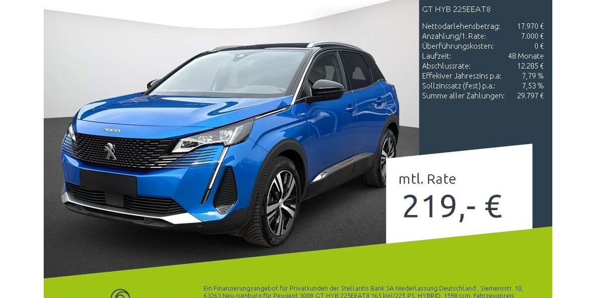 Peugeot 3008 49.589 km 24.789 &euro; Bocholt 46395