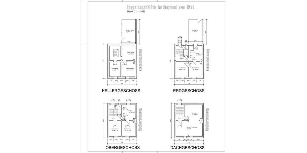 Doppelhaushälfte Voerde (Niederrhein) - 8 Zimmer, 149 m&sup2;, 440.000&euro; | Angebot:25571247