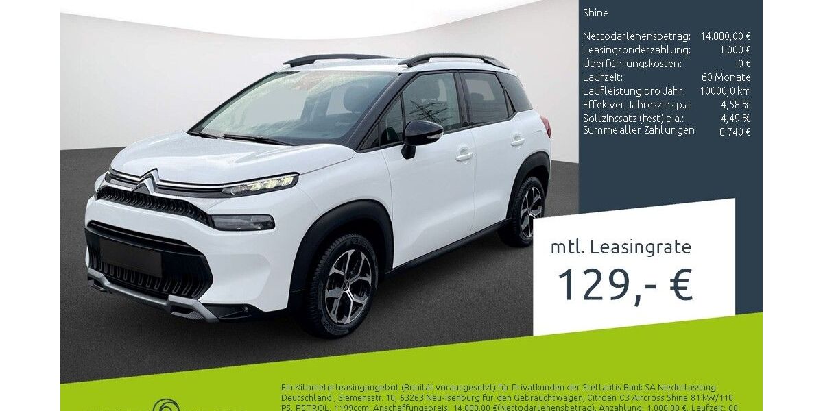 Citroen C3 Aircross 15.413 km 12.890 &euro; Borken 46325