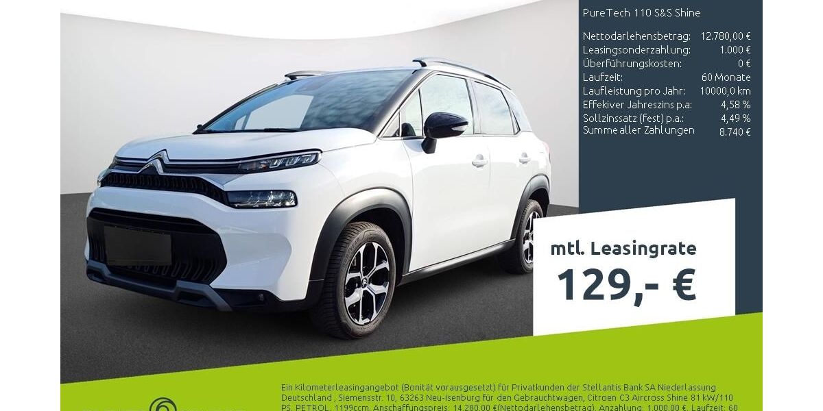 Citroen C3 Aircross 56.170 km 12.399 &euro; Borken 46325