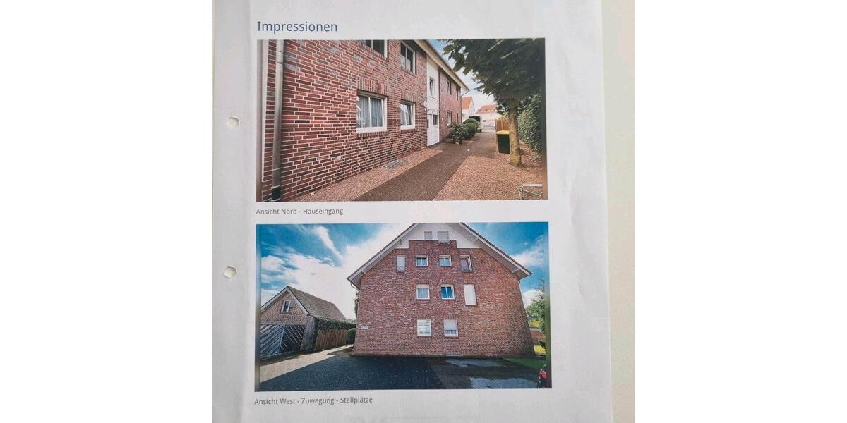 Dachgeschoßwohnung Borken - 2 Zimmer, 80 m&sup2;, 980&euro; | Angebot:25079978