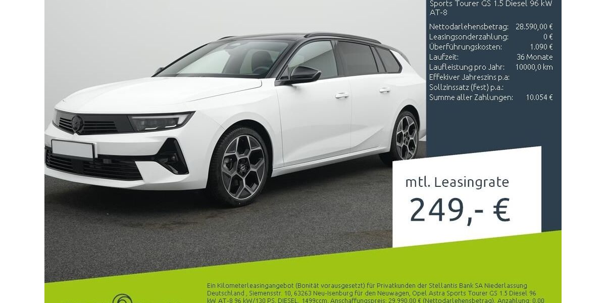Opel Astra 3.000 km 28.990 &euro; Borken 46325