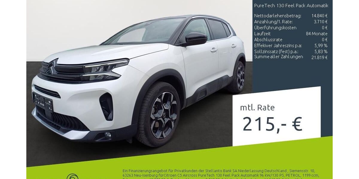 Citroen C5 Aircross 36.125 km 18.550 &euro; Borken 46325