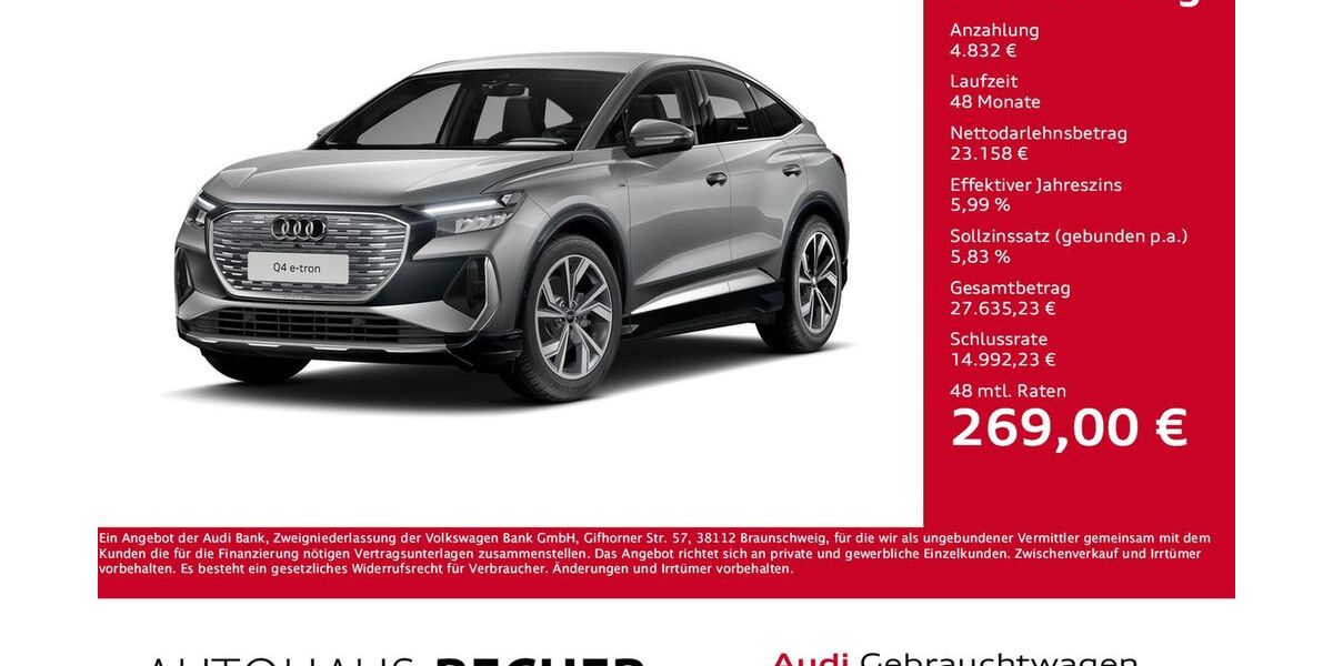 Audi Q4 e-tron 41.739 km 27.990 &euro; Wesel 46485