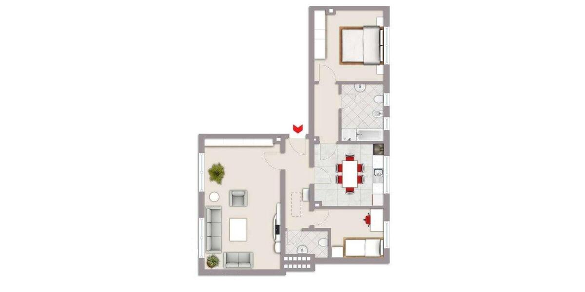 Etagenwohnung Duisburg Mittelmeiderich - 3 Zimmer, 94 m&sup2;, 145.000&euro; | Angebot:26380330