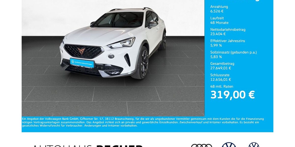 Cupra Formentor 37.986 km 29.460 &euro; Wesel 46485