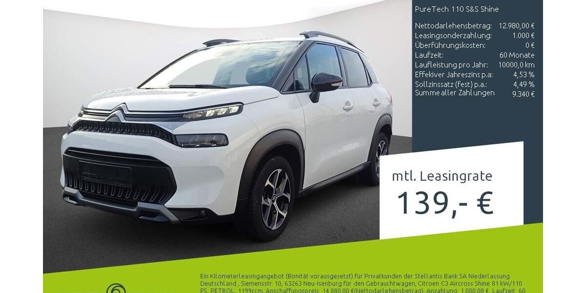 Citroen C3 Aircross 21.872 km 13.890 &euro; Borken 46325