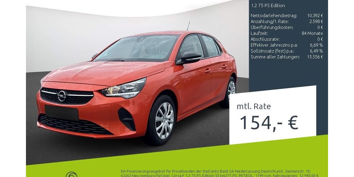 Opel Corsa 25.948 km 13.180 &euro; Bocholt 46395