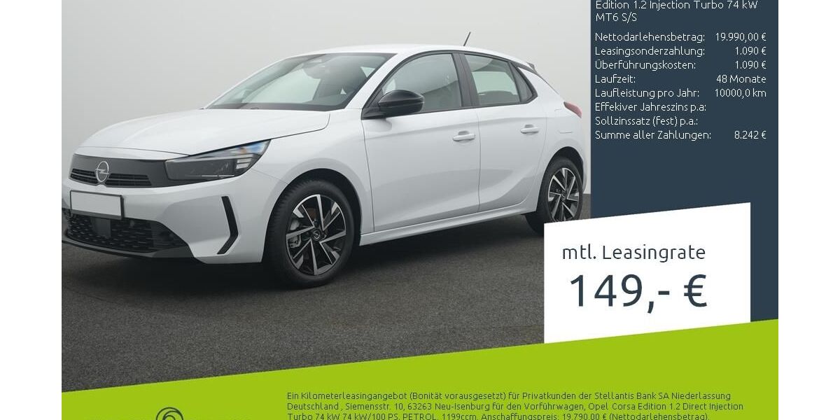 Opel Corsa 1.500 km 19.690 &euro; Borken 46325