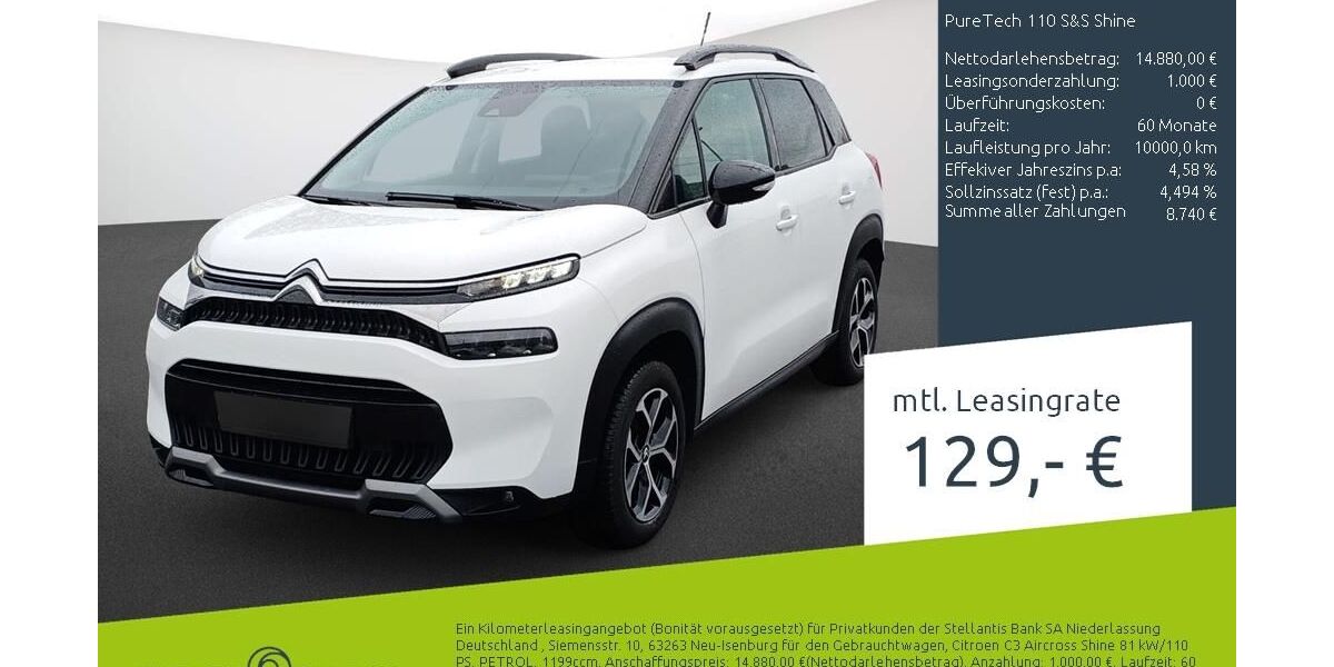 Citroen C3 Aircross 20.412 km 15.230 &euro; Borken 46325