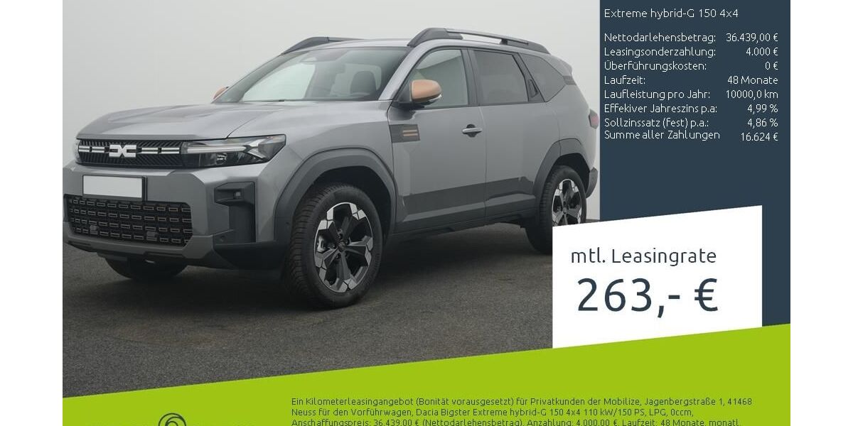 Dacia Bigster 5.000 km 36.389 &euro; Borken 46325