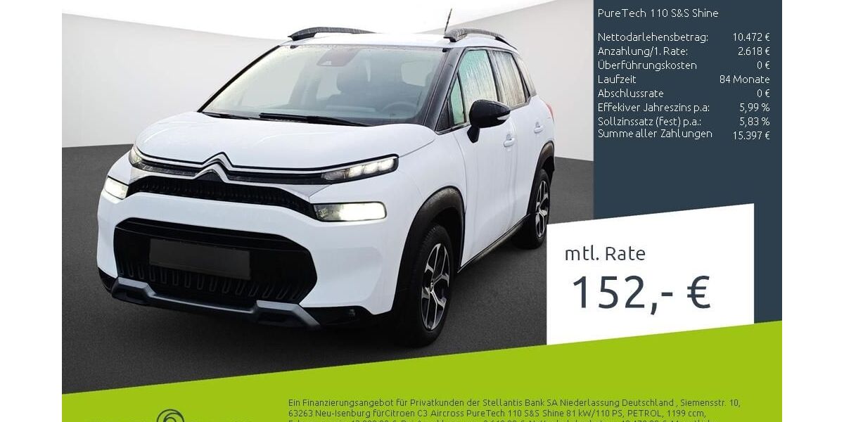 Citroen C3 Aircross 20.689 km 13.090 &euro; Bocholt 46395