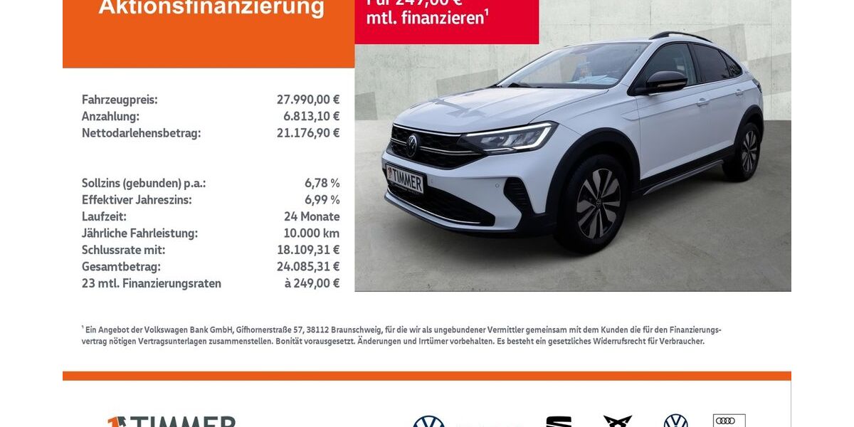 VW Taigo 10.999 km 27.990 &euro; Borken 46325