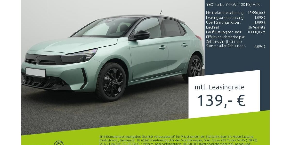 Opel Corsa 6.500 km 17.880 &euro; Borken 46325