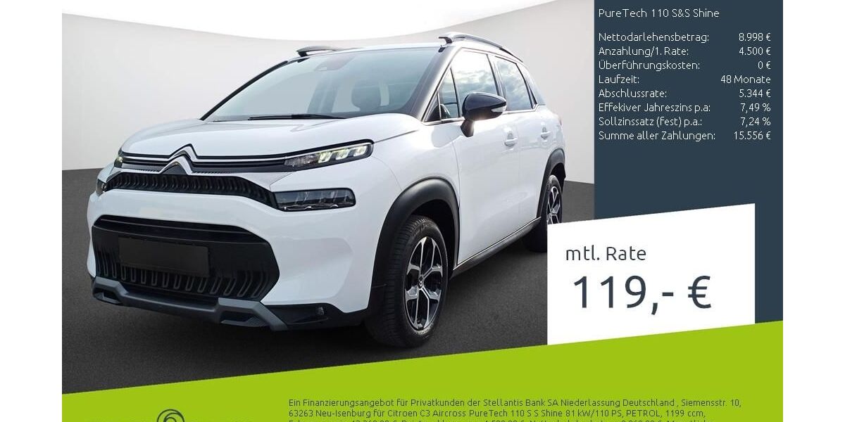 Citroen C3 Aircross 33.833 km 11.980 &euro; Bocholt 46395