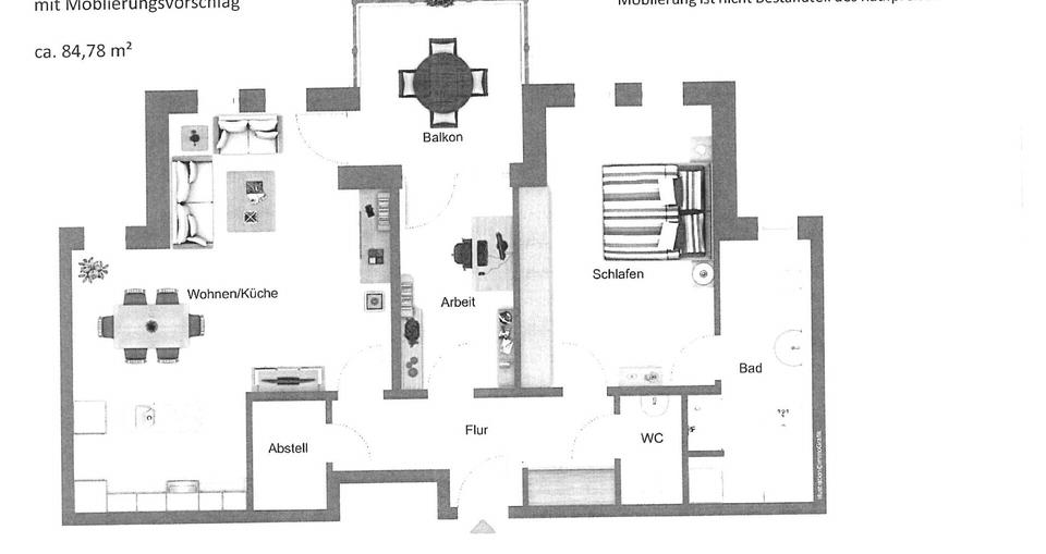 Etagenwohnung Rhede - 3 Zimmer, 85 m&sup2;, 910&euro; | Angebot:25418834