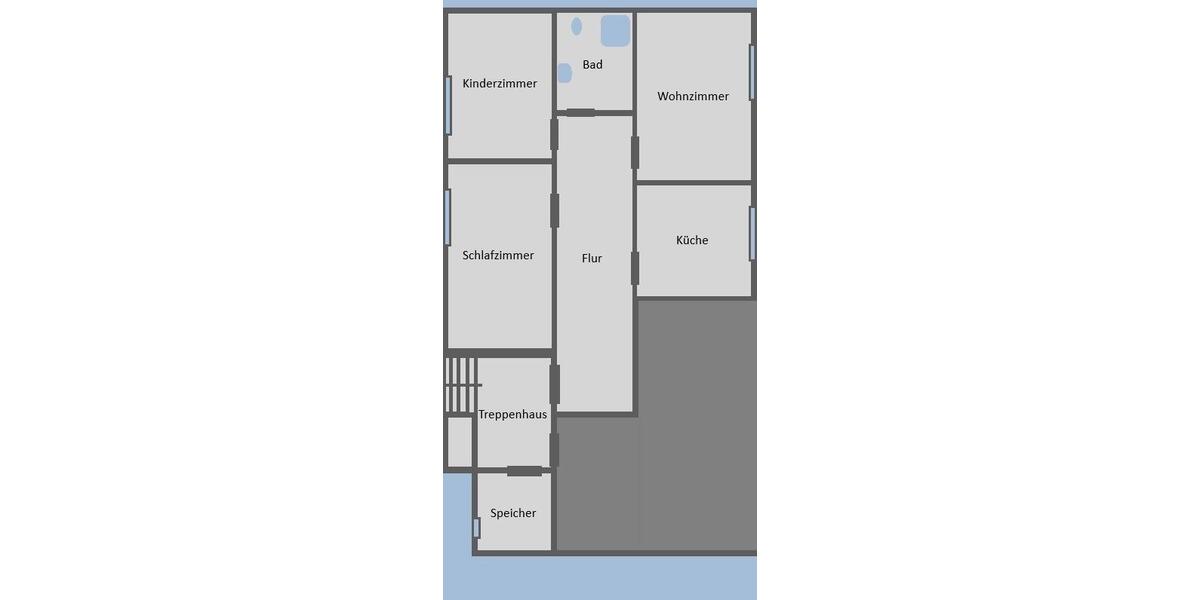 Dachgeschoßwohnung Dinslaken Lohberg - 3 Zimmer, 63 m&sup2;, 550&euro; | Angebot:25857601