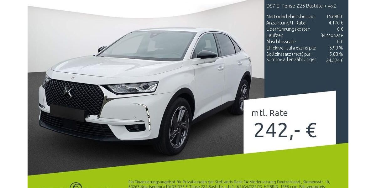 DS Automobiles DS7 (Crossback) 38.110 km 19.860 &euro; Borken 46325
