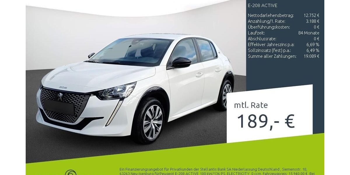 Peugeot 208 22.448 km 15.800 &euro; Borken 46325