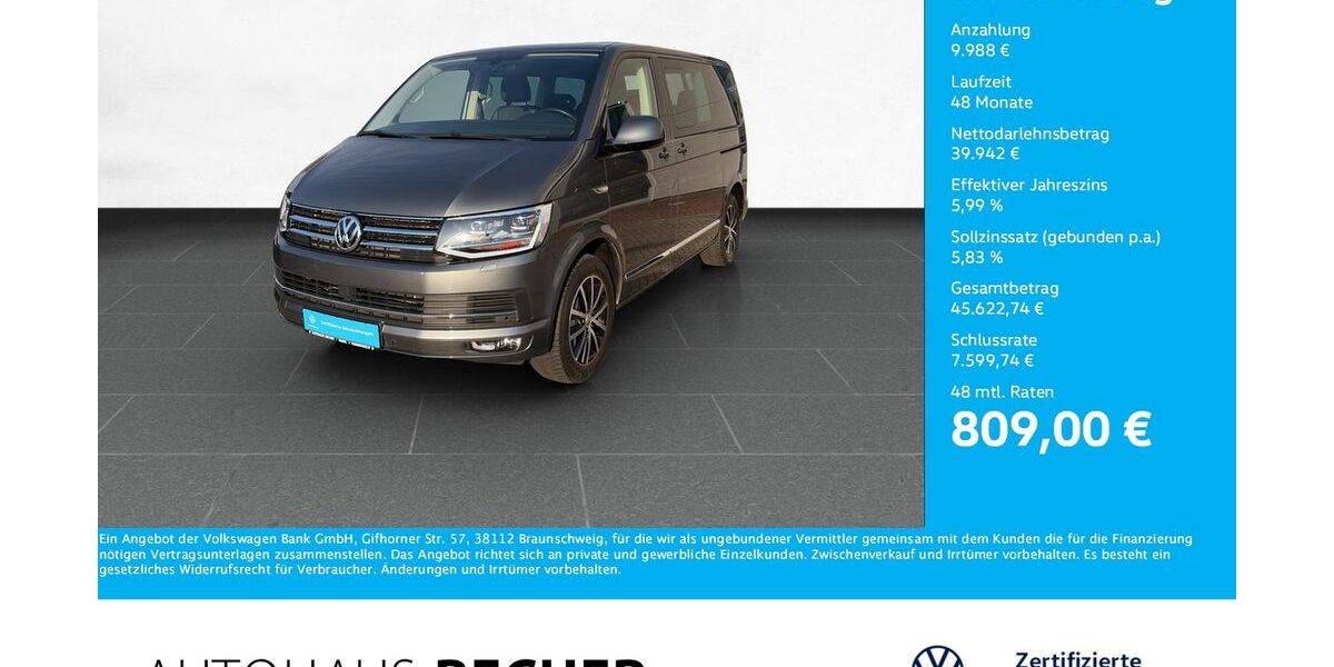 VW T6 Multivan 67.587 km 49.930 &euro; Wesel 46485