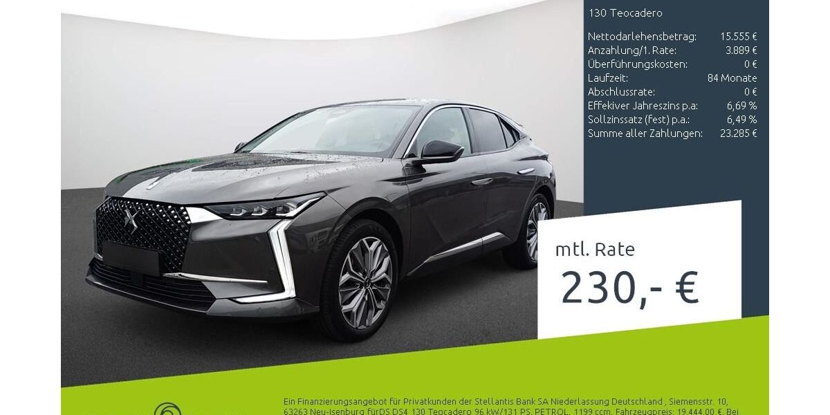 DS Automobiles DS4 18.936 km 19.444 &euro; Borken 46325