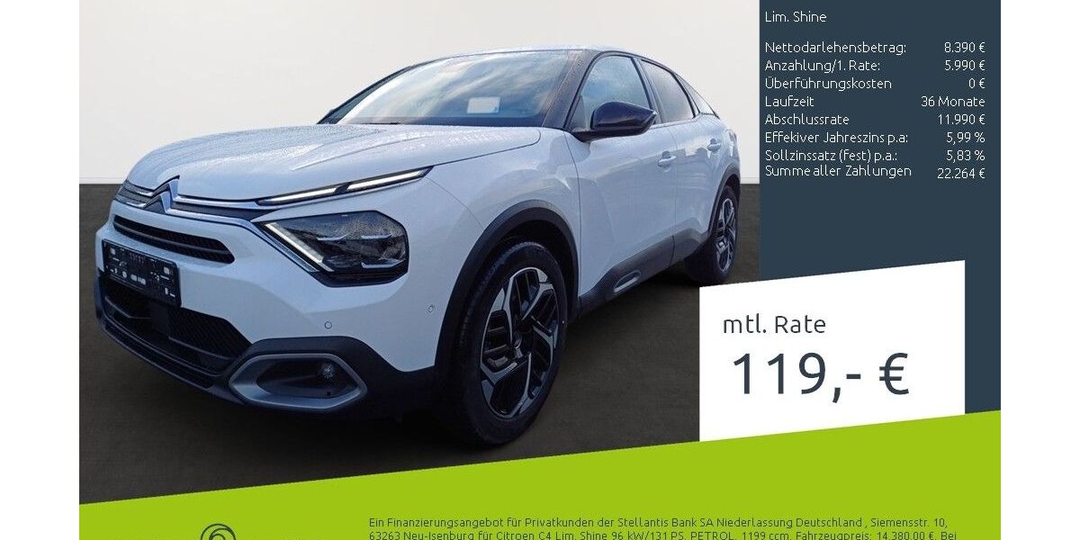 Citroen C4 44.150 km 14.330 &euro; Borken 46325