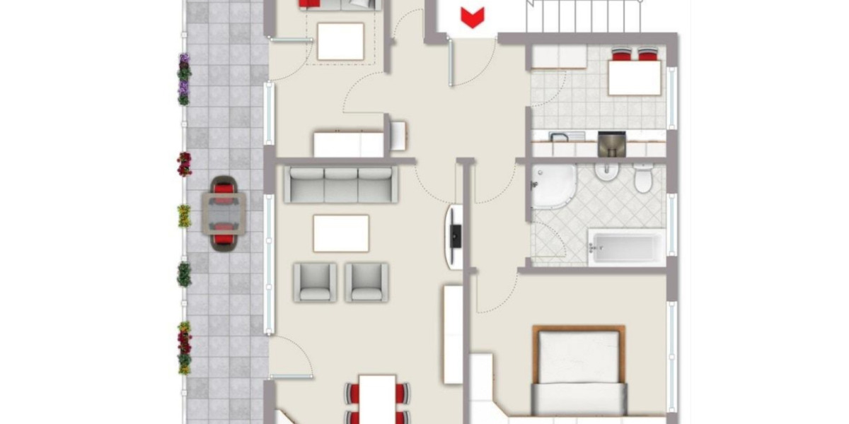 Etagenwohnung Wesel Bislich - 3.5 Zimmer, 89 m&sup2;, 176.000&euro; | Angebot:22204343