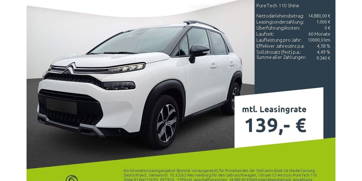 Citroen C3 Aircross 15.692 km 13.150 &euro; Bocholt 46395