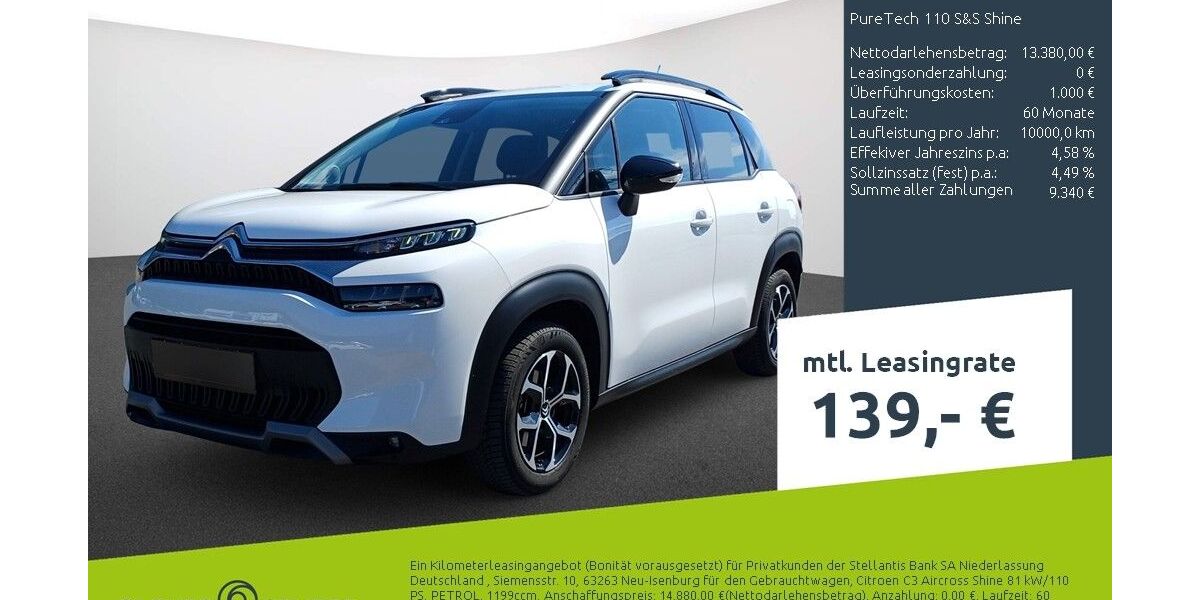 Citroen C3 Aircross 11.971 km 12.910 &euro; Bocholt 46395