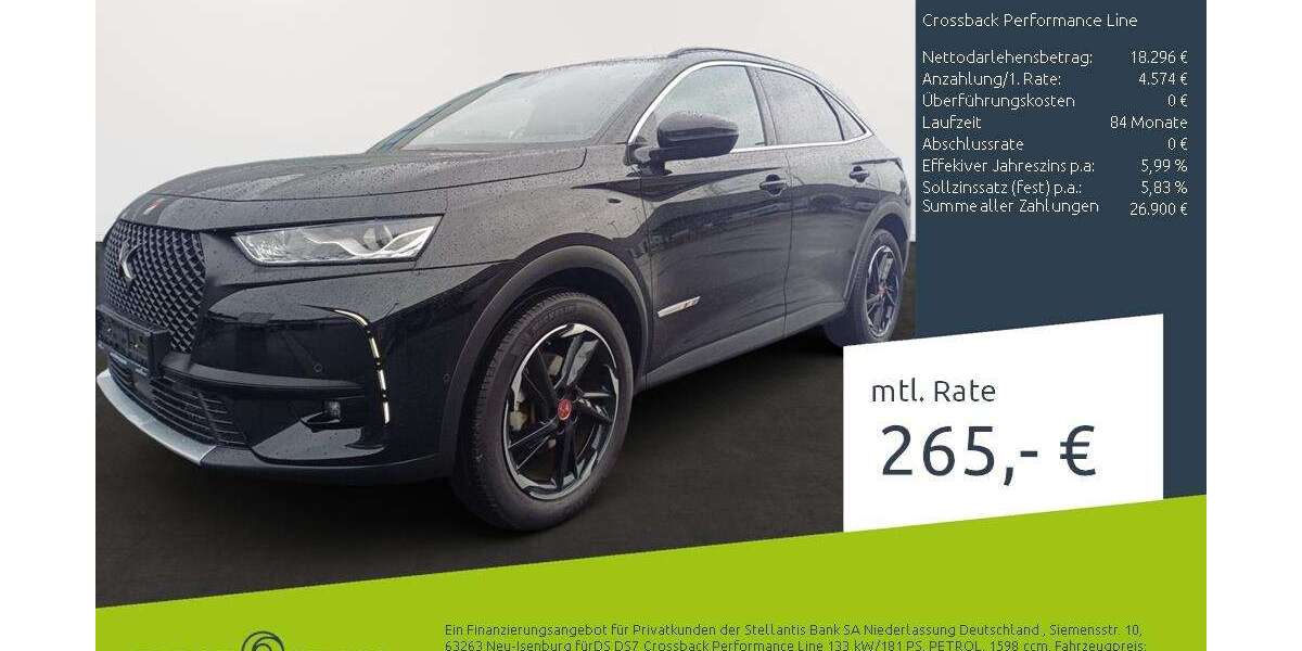 DS Automobiles DS 7 Crossback 28.278 km 22.870 &euro; Borken 46325