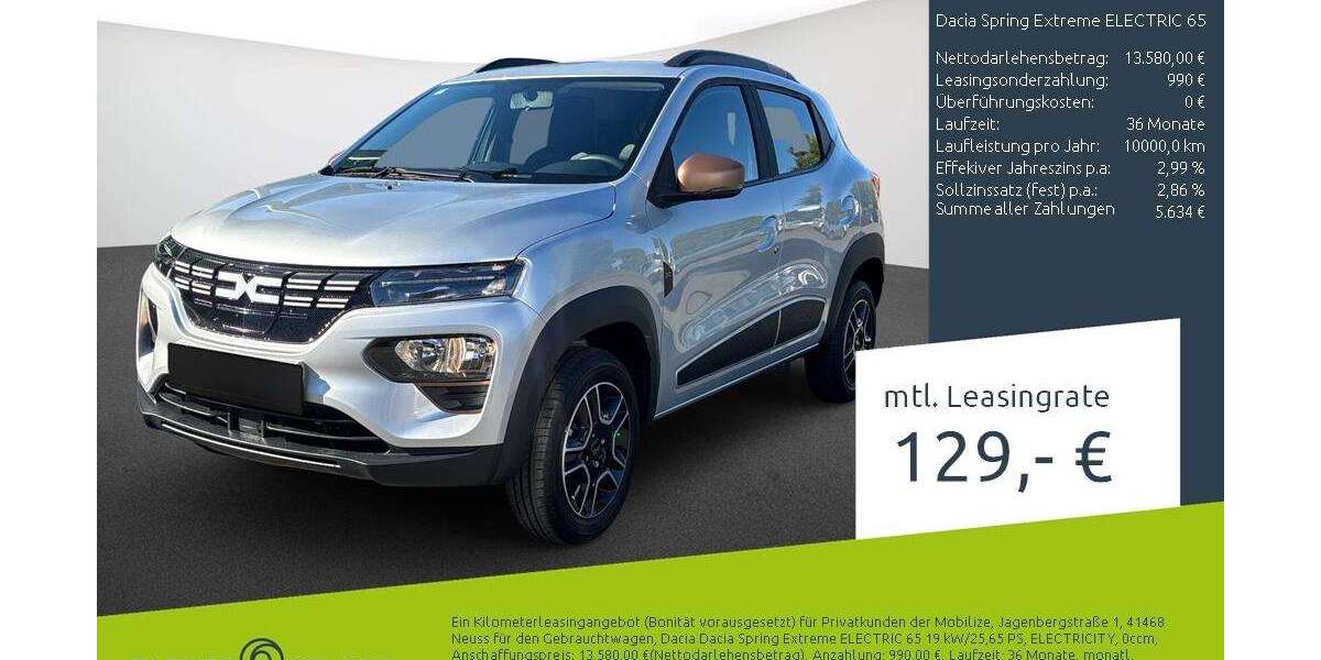 Dacia Spring 16.870 km 13.496 &euro; Borken 46325