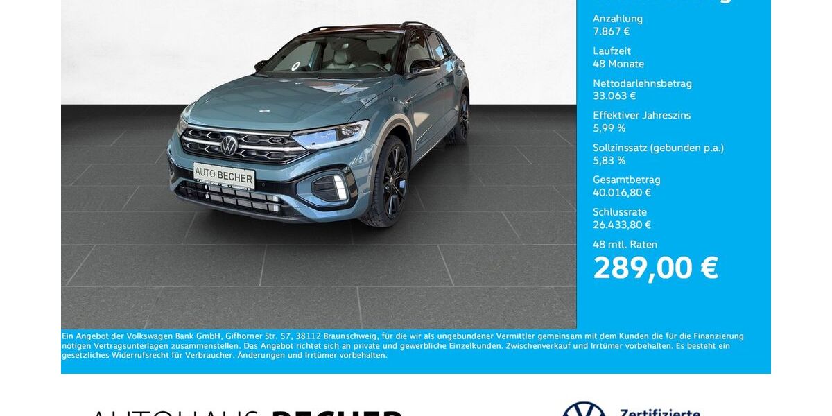 VW T-Roc 3.500 km 40.930 &euro; Wesel 46485