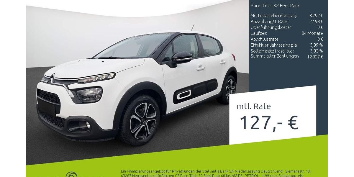 Citroen C3 51.208 km 11.477 &euro; Bocholt 46395