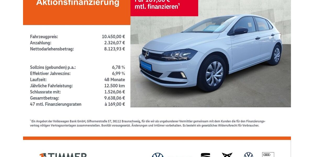 VW Polo 72.500 km 10.450 &euro; Borken 46325