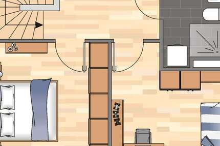 Wohnung Bocholt Feldmark - 3 Zimmer, 75 m&sup2;, 390&euro; | Angebot:27098296