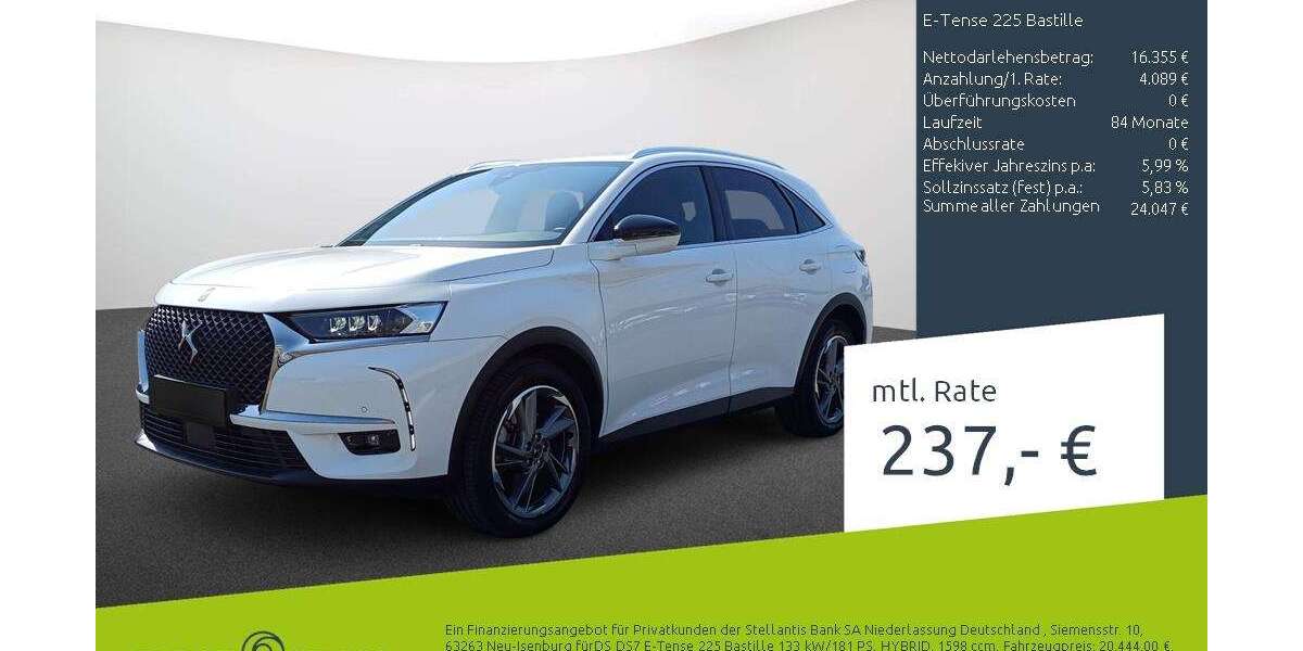 DS Automobiles DS 7 Crossback 40.489 km 20.444 &euro; Borken 46325