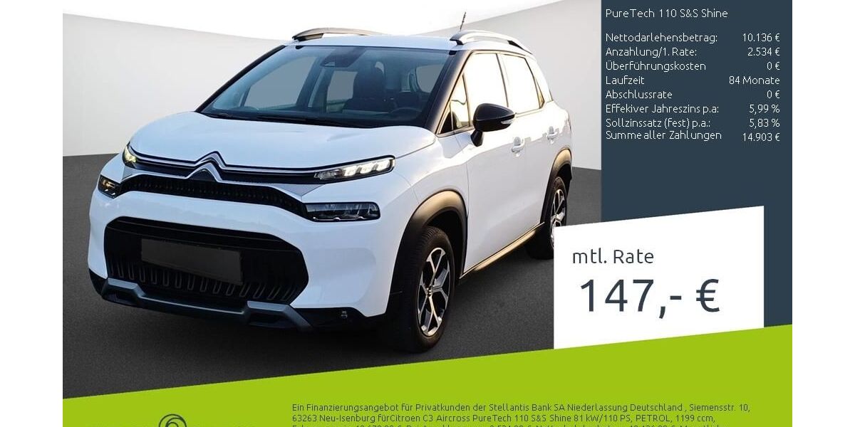 Citroen C3 Aircross 29.711 km 12.670 &euro; Bocholt 46395