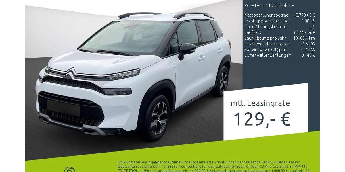 Citroen C3 Aircross 16.872 km 13.989 &euro; Borken 46325