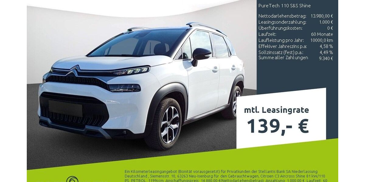 Citroen C3 Aircross 22.202 km 12.940 &euro; Borken 46325