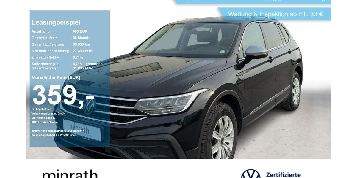 VW Tiguan Allspace 86.287 km 26.490 &euro; Duisburg-Rheinhausen 47226