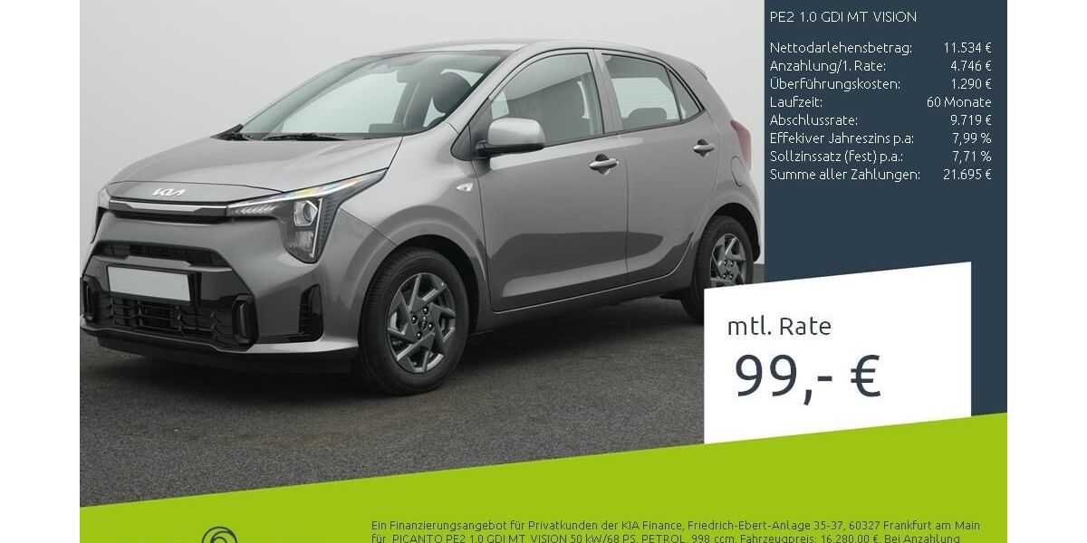 Kia Picanto 6.000 km 16.280 &euro; Bocholt 46395