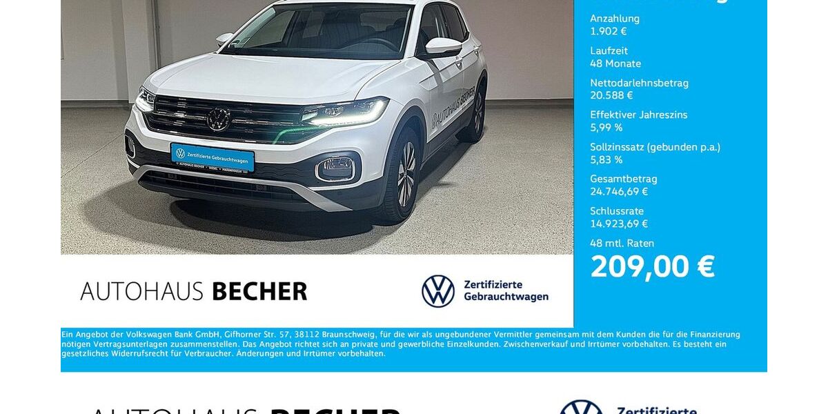 VW T-Cross 21.500 km 22.490 &euro; Wesel 46485