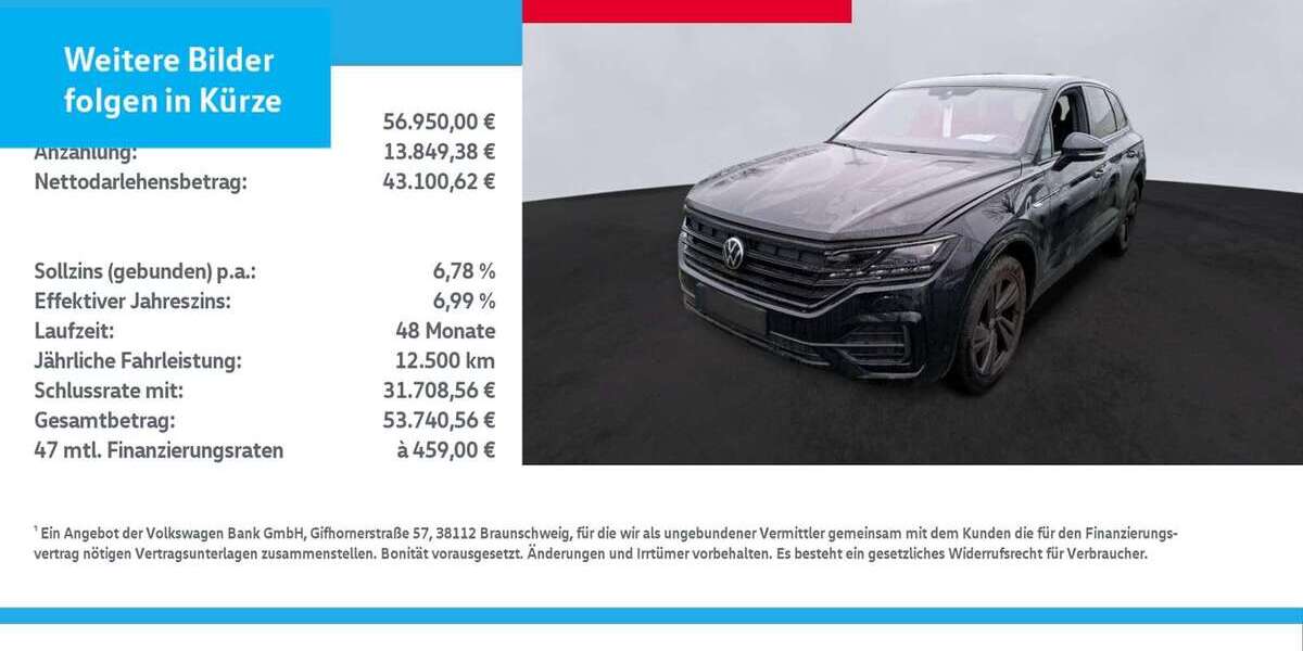 VW Touareg 52.348 km 56.950 &euro; Borken 46325