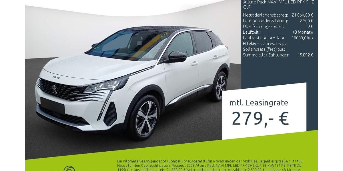 Peugeot 3008 29.246 km 21.989 &euro; Borken 46325