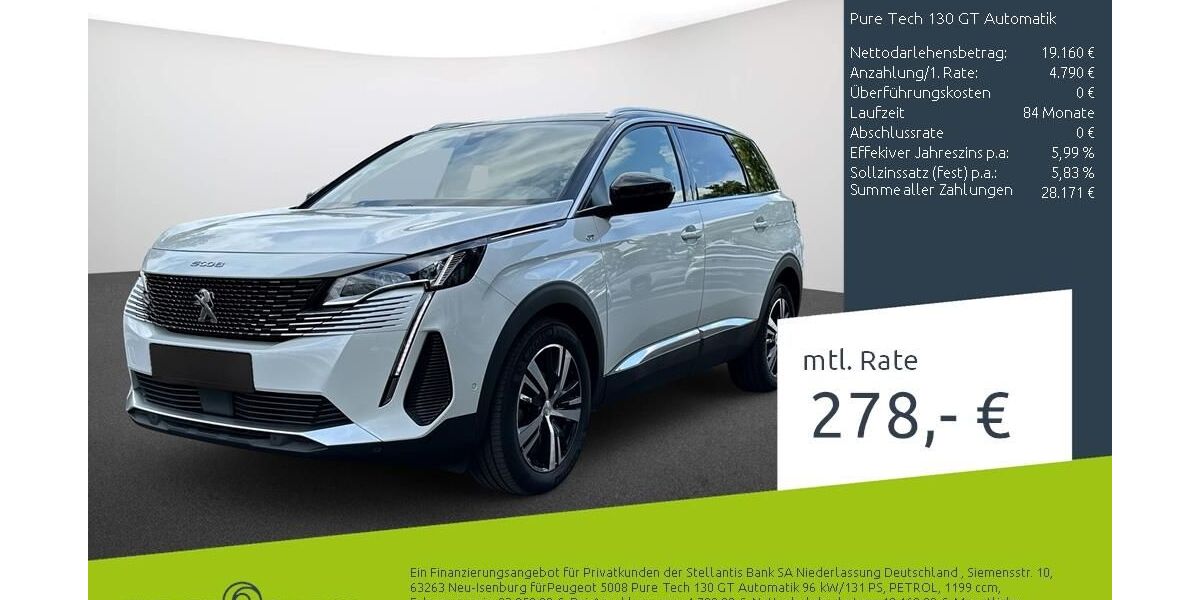 Peugeot 5008 32.545 km 23.950 &euro; Borken 46325