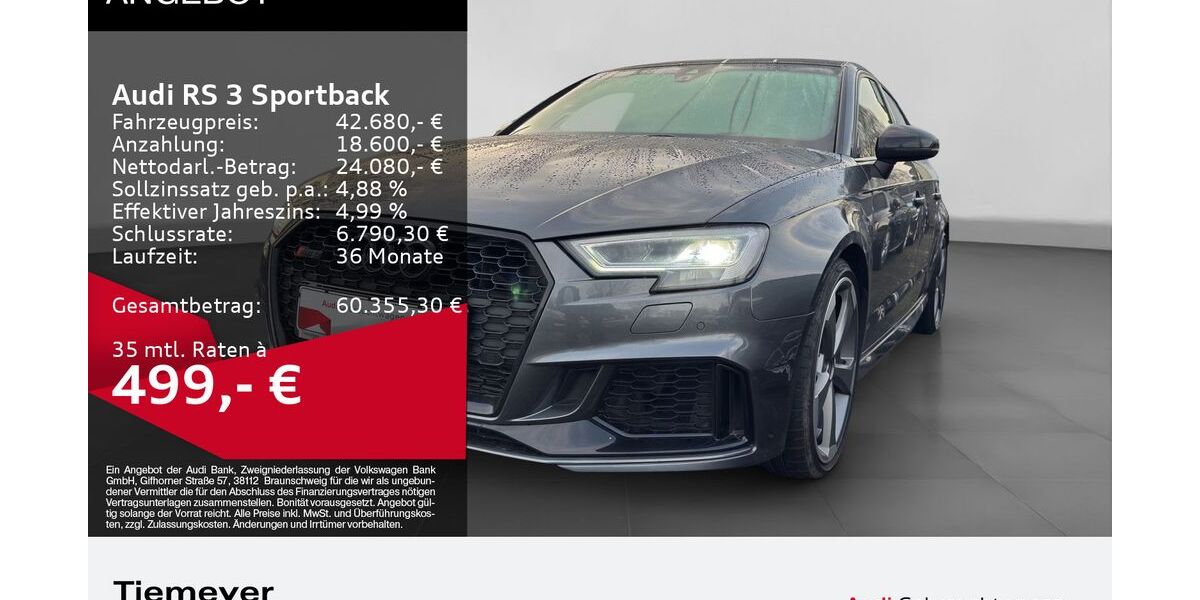 Audi RS3 57.615 km 39.460 &euro; Dorsten 46284