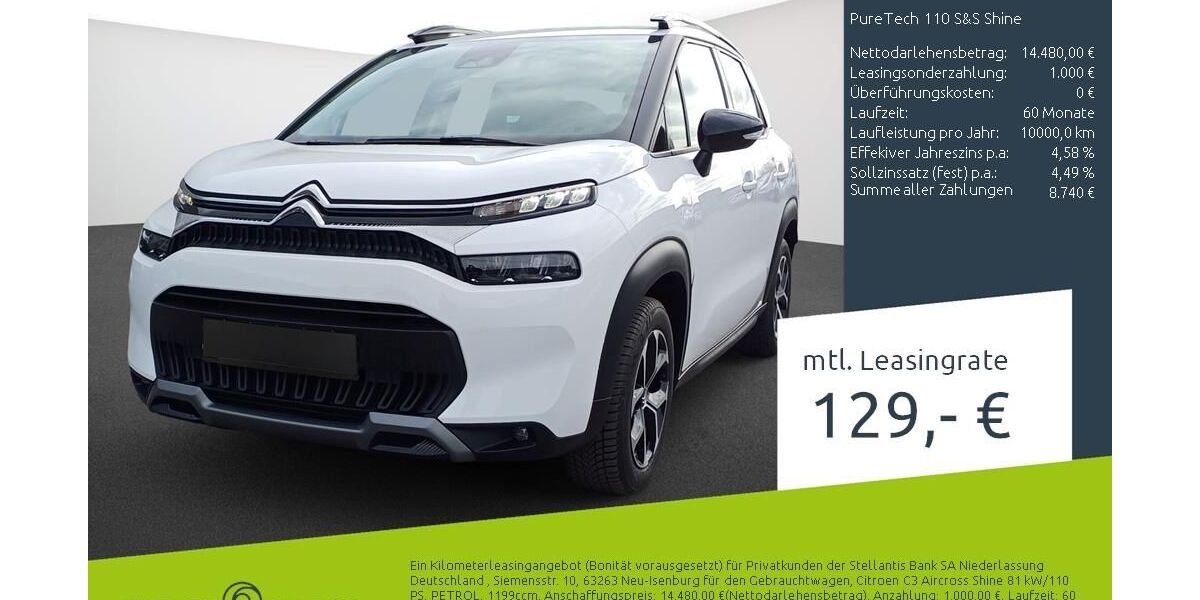 Citroen C3 Aircross 20.023 km 14.949 &euro; Borken 46325