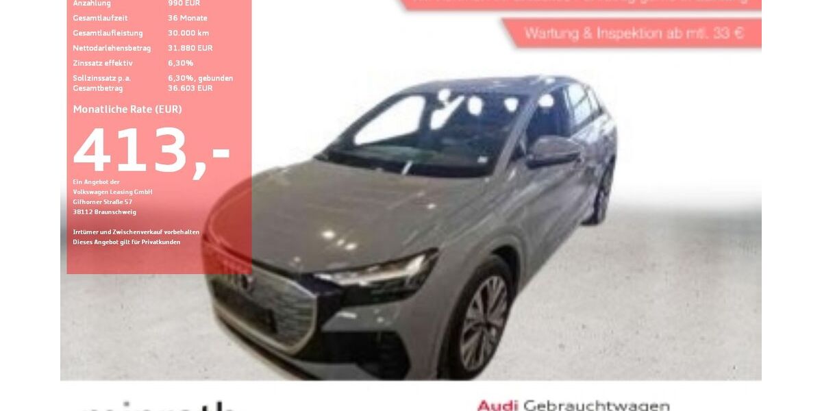 Audi Q4 e-tron 82.982 km 29.870 &euro; Moers-Hülsdonk 47441