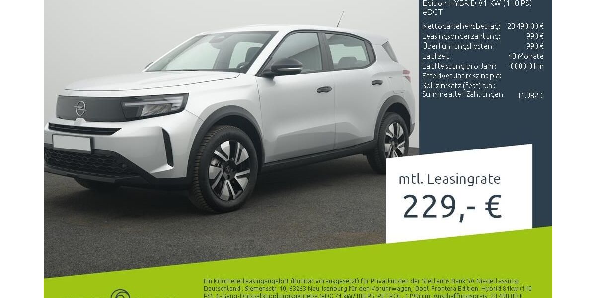 Opel Frontera 1.500 km 23.490 &euro; Borken 46325