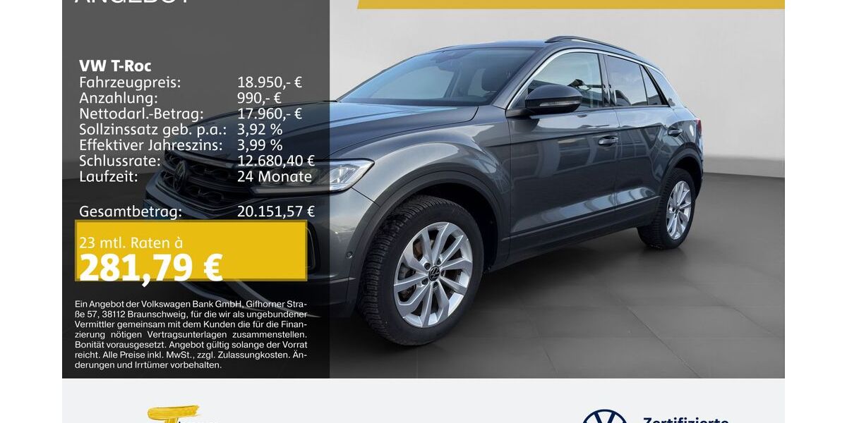 VW T-Roc 77.550 km 17.270 &euro; Duisburg 47059